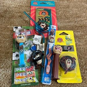 Vintage, Small Tasmanian Devil Collection, 7 Items, All in Original Packaging